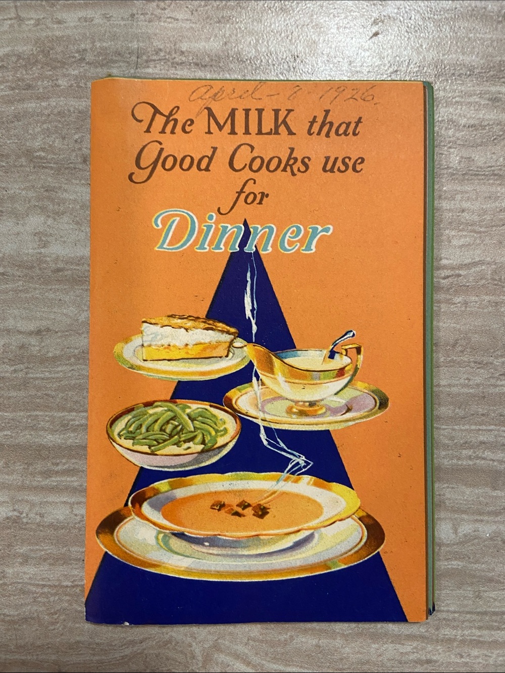 Antique Vintage RETRO 1920s 20s Art Deco cookbook Book Libby’s MILK advertising